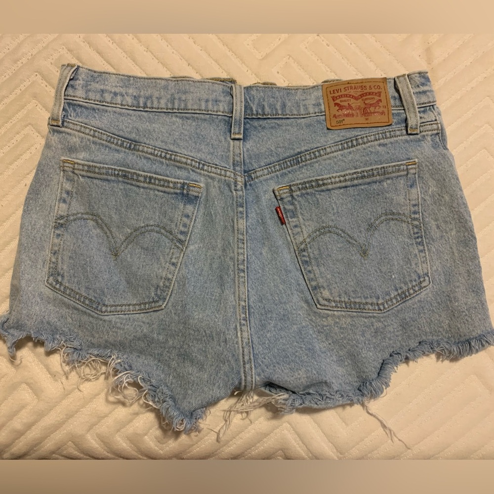 Levi's Light Blue Denim Women's Shorts